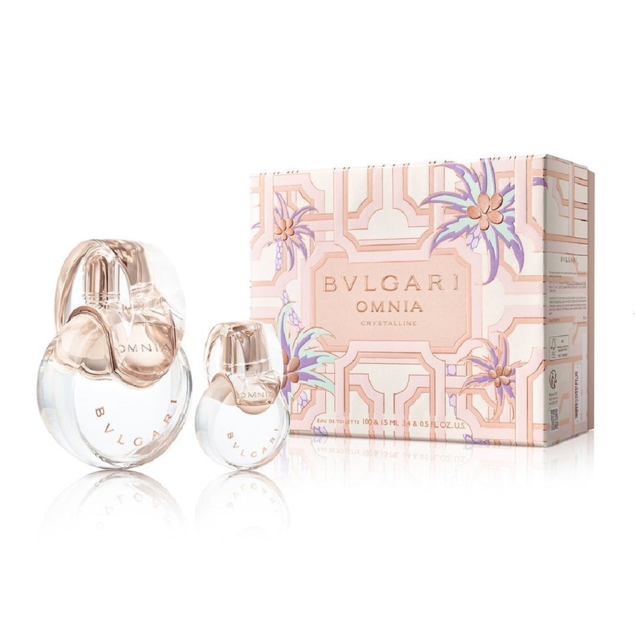 Bvlgari: Omnia Crystalline + Mini 15ML EDT Set De Dama 100ML