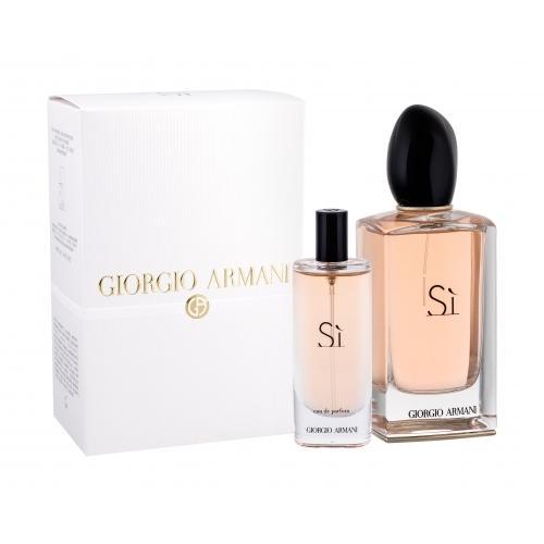 Giorgio Armani: Si Travel EDP 100ML + Miniatura 15ML  EDP Set De Dama  100ML