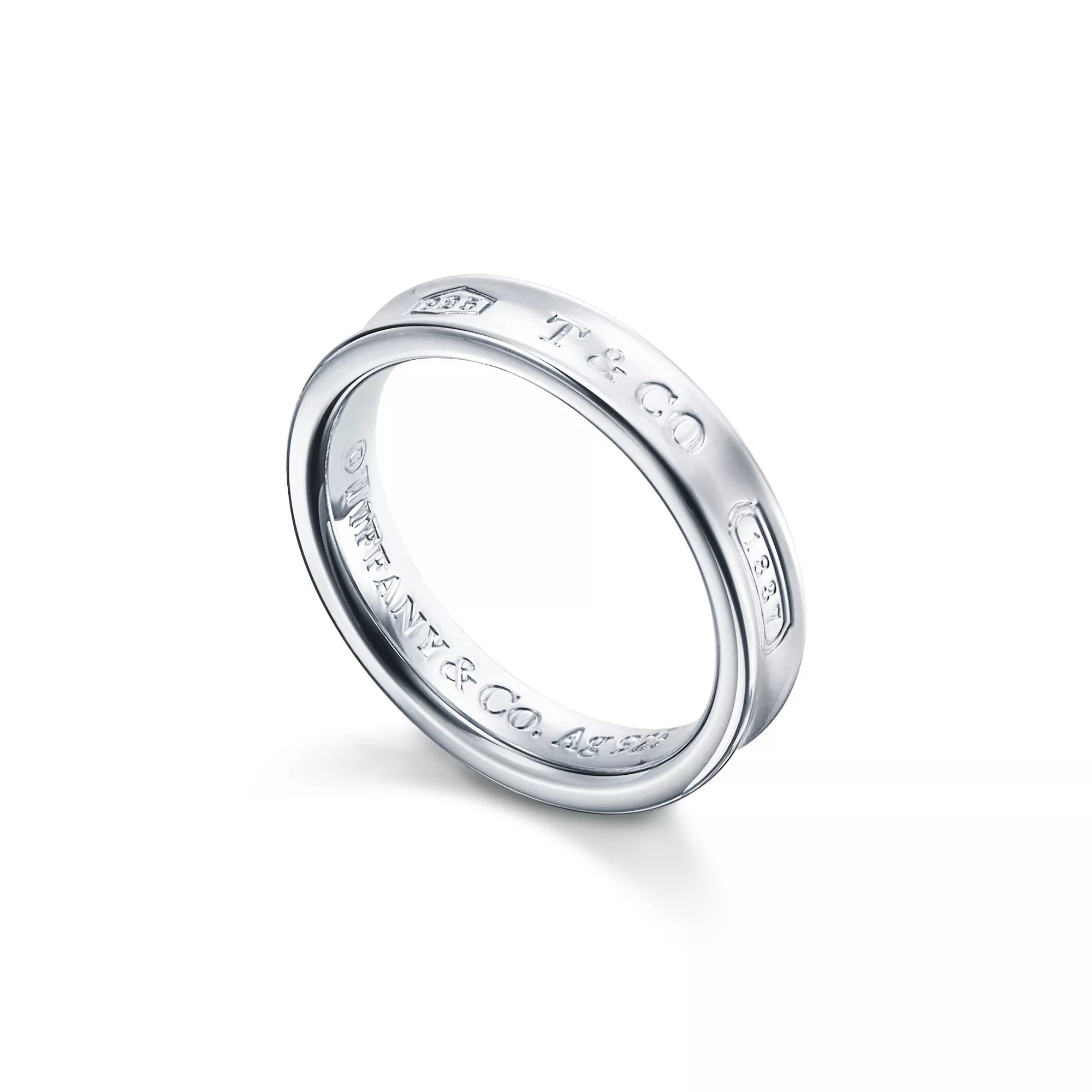 Tiffany 1837, Ring in Silver, Narrow (Dama)