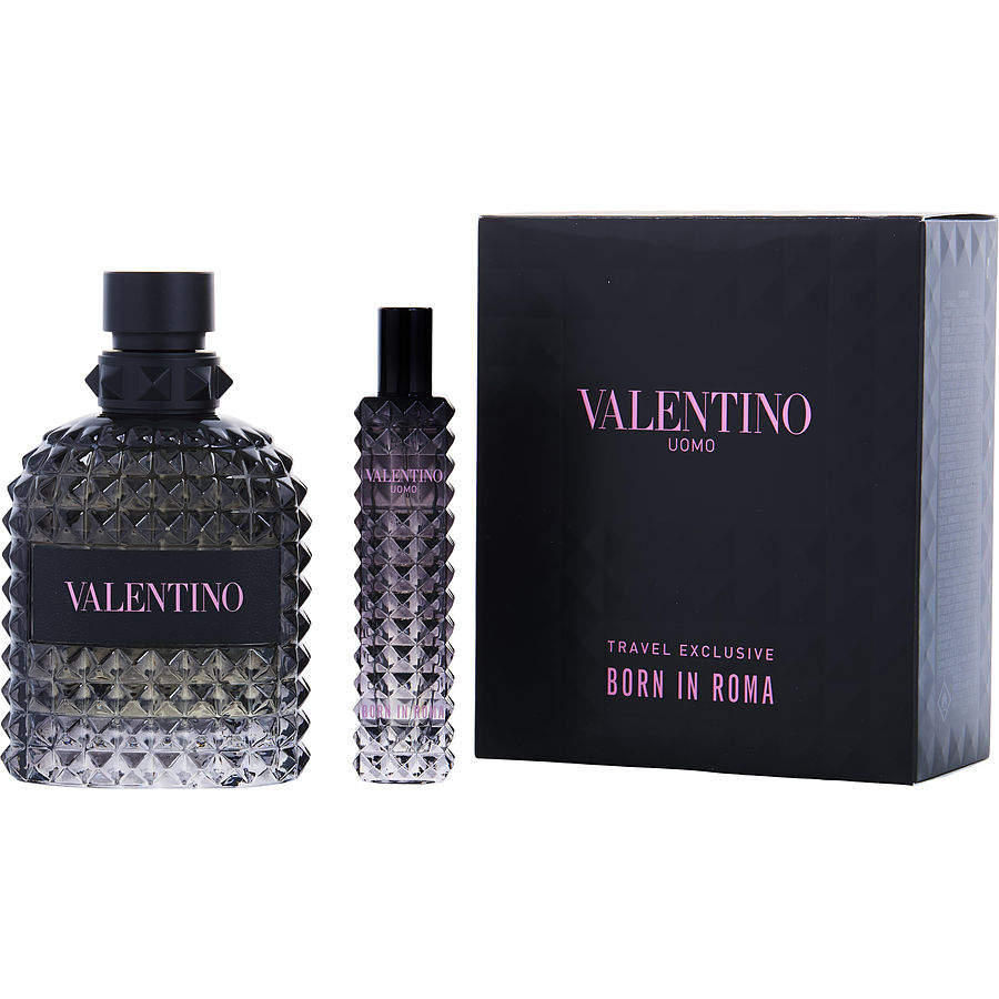 Uomo Born In Roma + Miniatura 10ML EDT Set Caballero 100ML