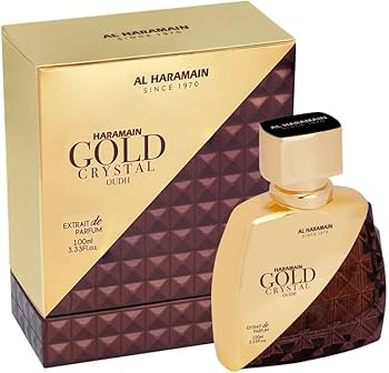 Al Haramain: Al Haramain Gold Crystal Oudh Extrait De Parfum EDP Caballero 100Ml