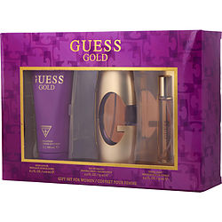 Guess: Guess Woman Gold EDP 75ML + Body Lotion  200ML + Miniatura 15ML  EDP Set De Dama  75ML