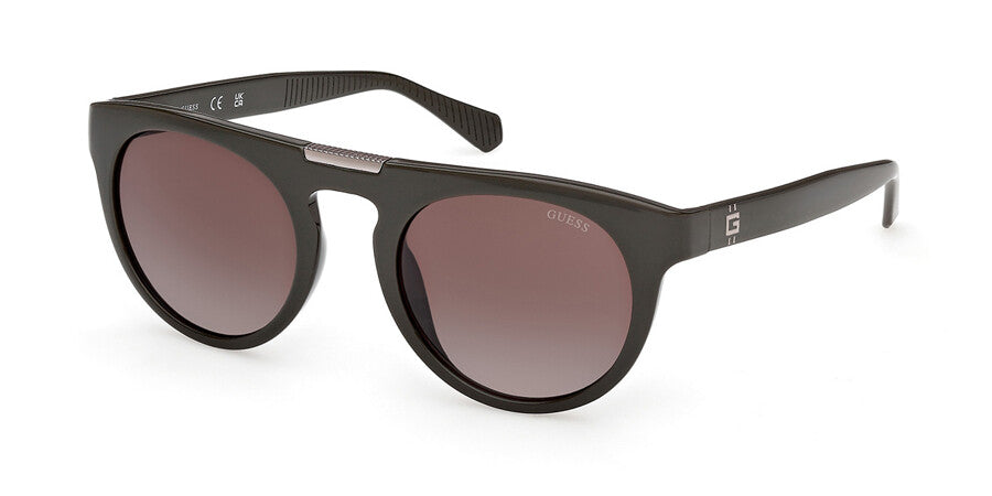 Guess: GU00275 96F shiny dark green / gradient brown