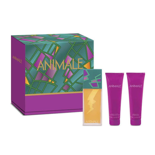 Animale: Animale Dama + Body Lotion 100ML + Shower Gel 100ML EDP Set De Dama  100ML