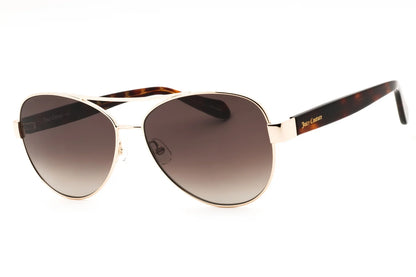 Juicy Couture: JU 636/G/S 006J HA GOLD HAVANA/BROWN SF