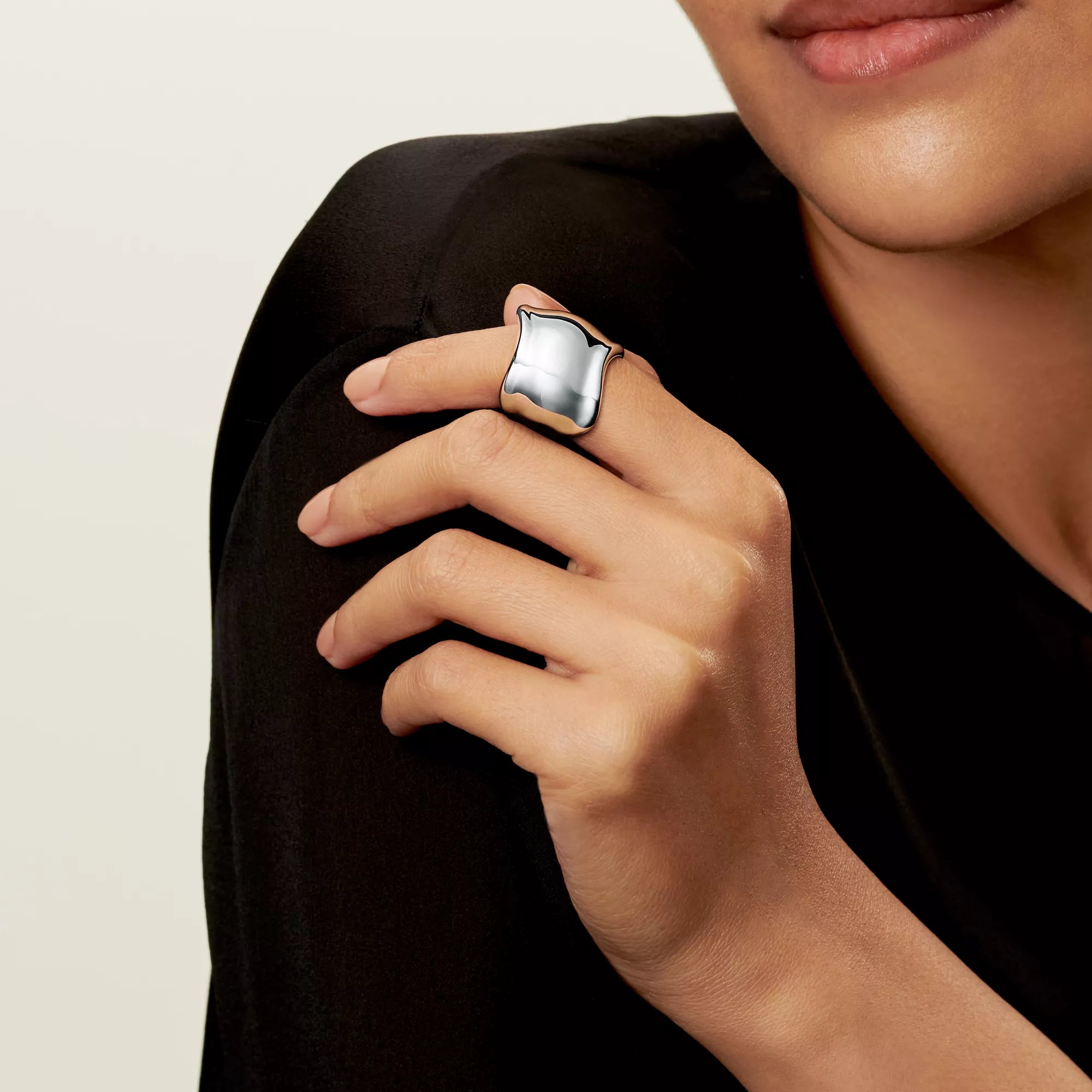 Bone Ring in Sterling Silver