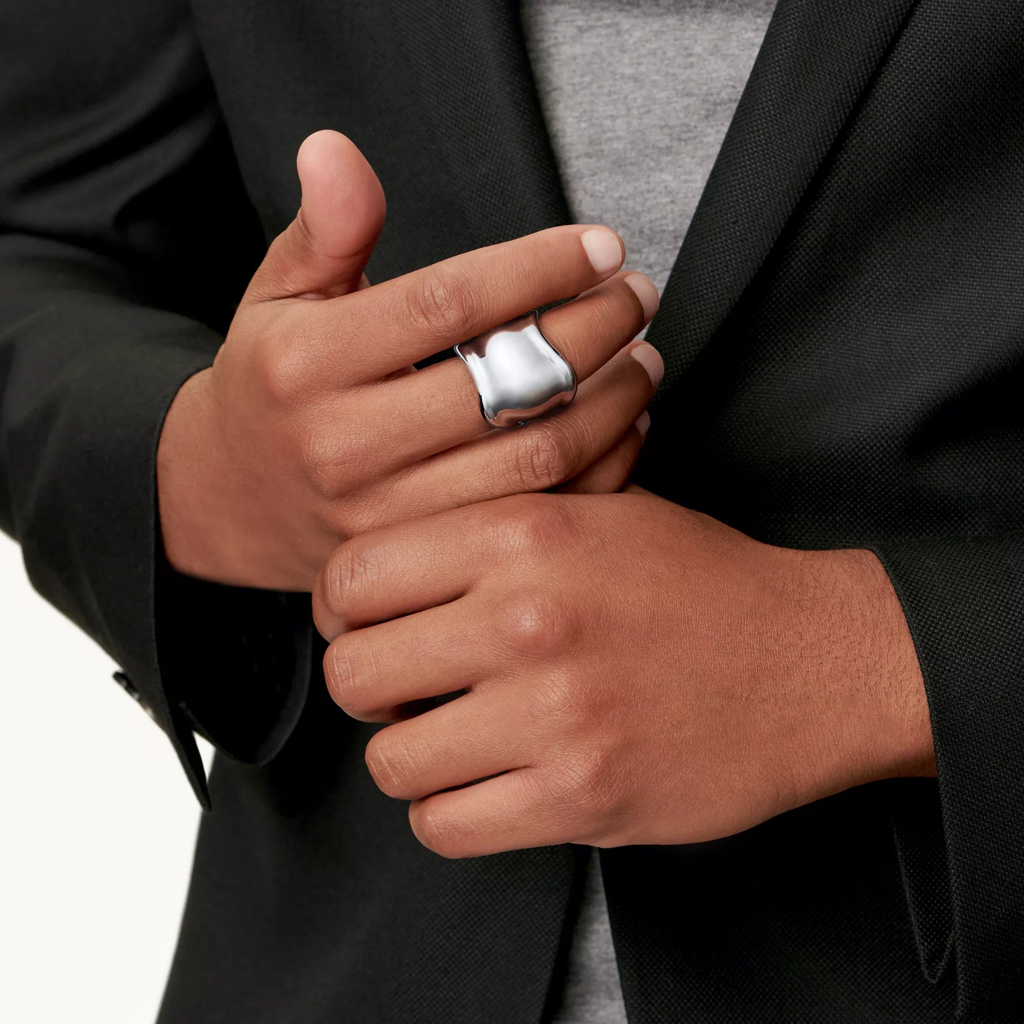 Bone Ring in Sterling Silver
