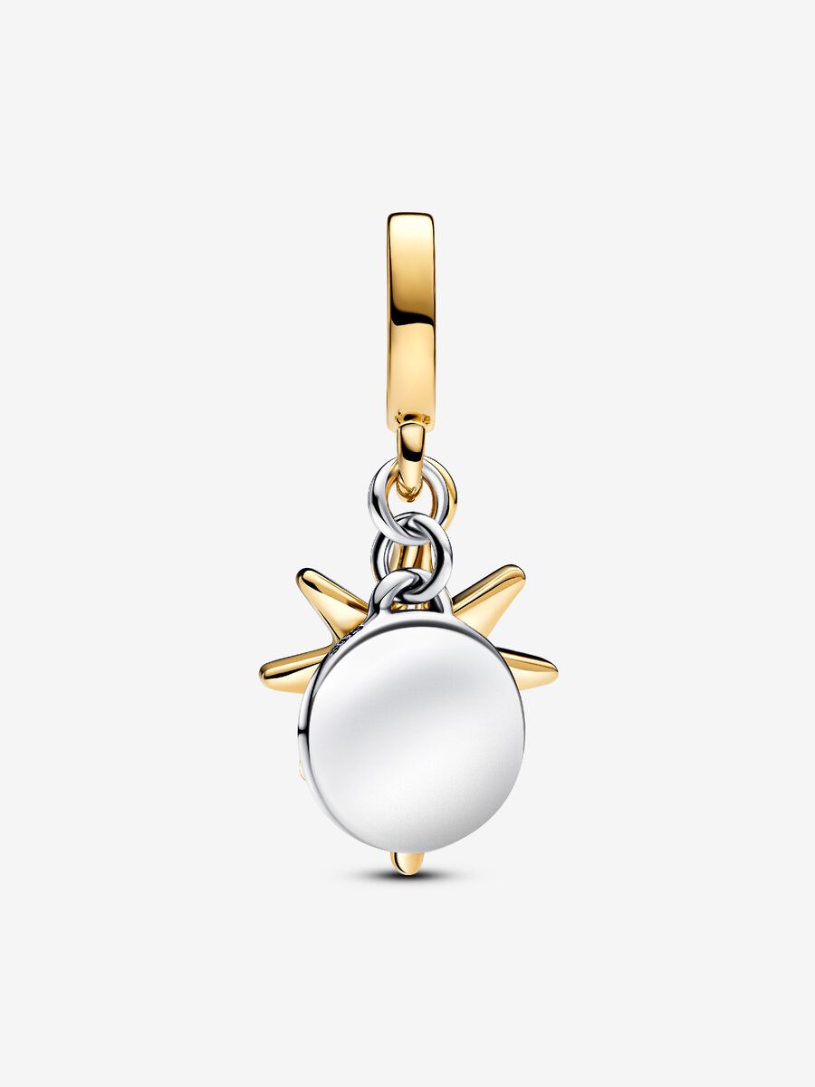 Charm Colgante Estrella Polar con Diamante Cultivado en Laboratorio