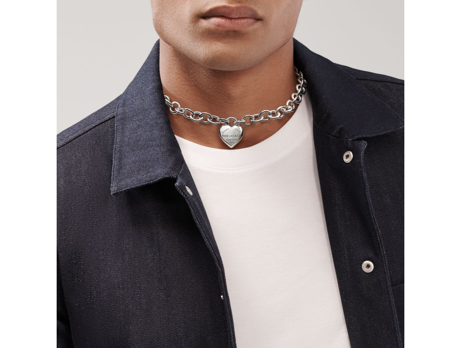 Return to Tiffany Full Heart Toggle Necklace: Sterling Silver