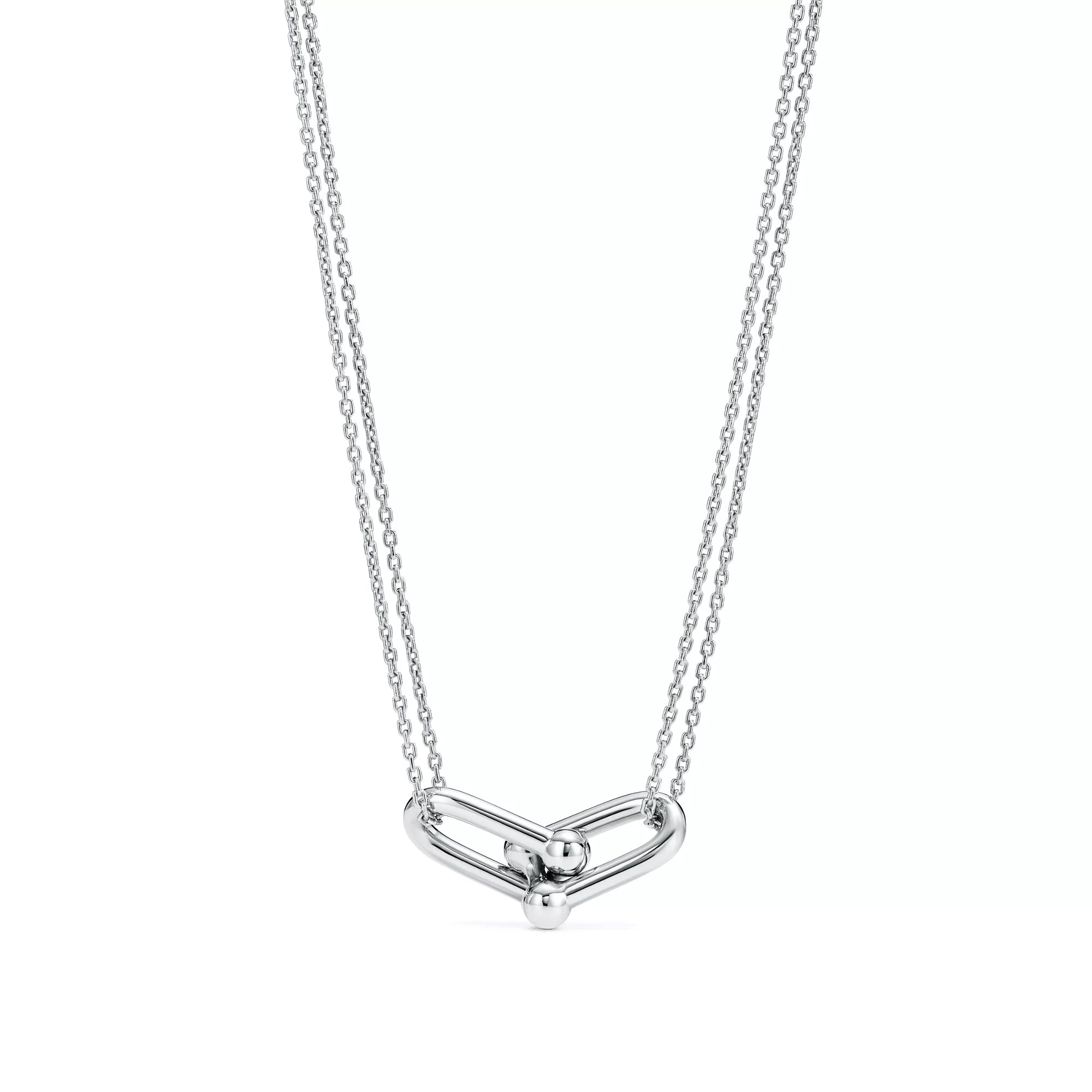 Large Double Link Pendant