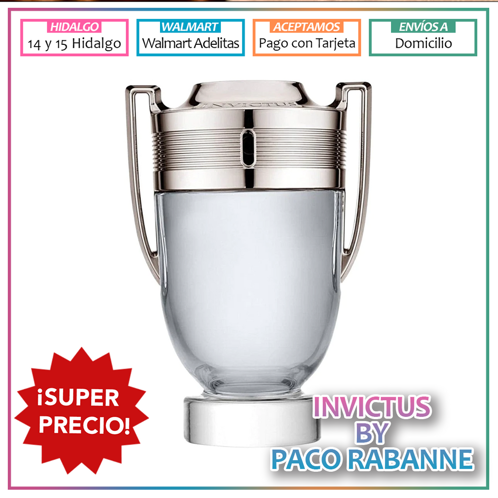 Paco Rabanne: Invictus EDT Caballero 200ML