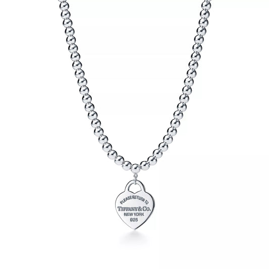 Tiffany & Co.: Return to Tiffany Heart Tag Bead Necklace