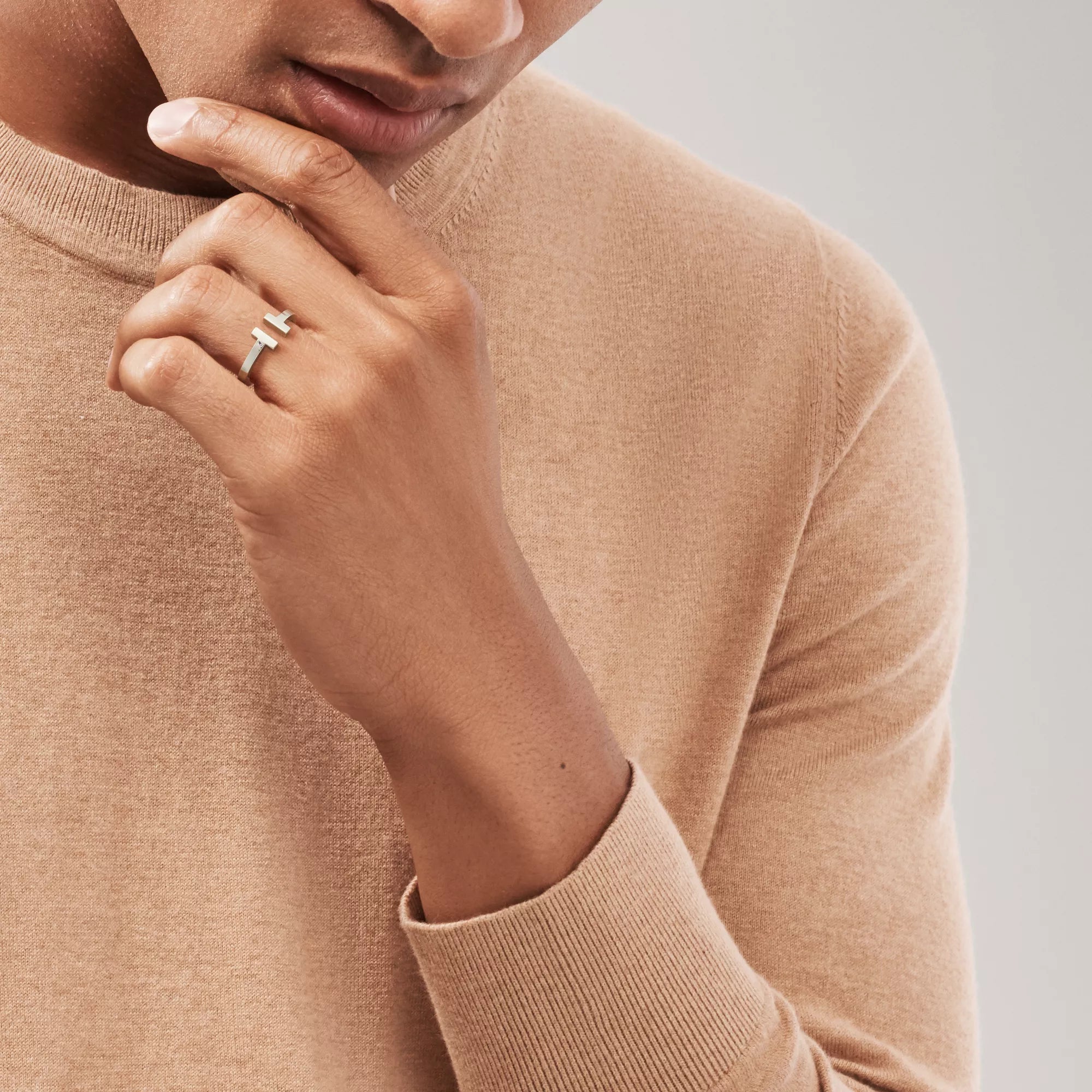 Square Ring in Sterling Silver