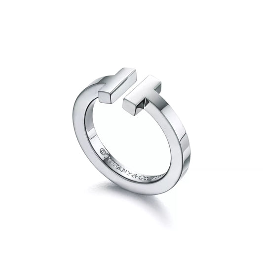 Tiffany & Co.: Square Ring in Sterling Silver