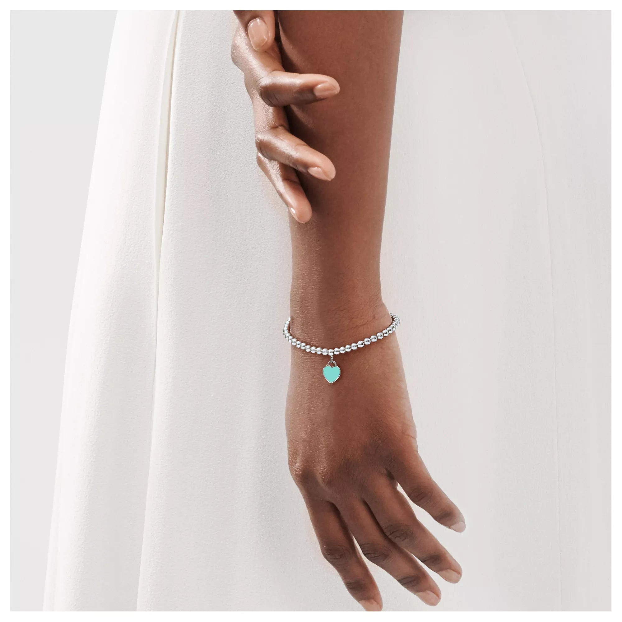 Tiffany Blue® Heart Tag Bead Bracelet