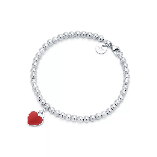 Tiffany & Co.: Tiffany Red® Heart Tag Bead Bracelet