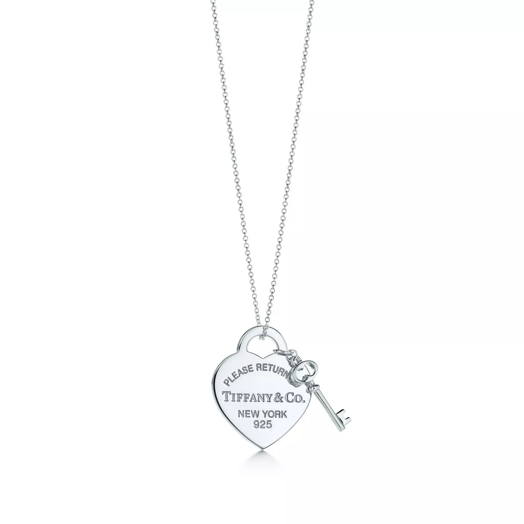 Return to Heart Tag with Key Necklace