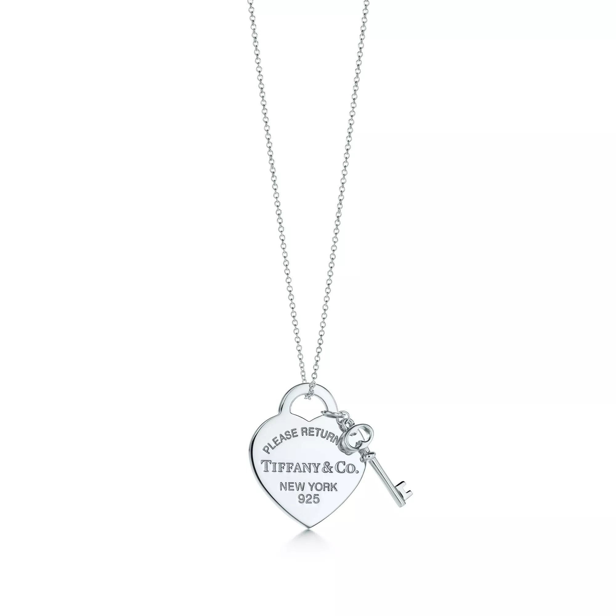 Return to Heart Tag with Key Necklace