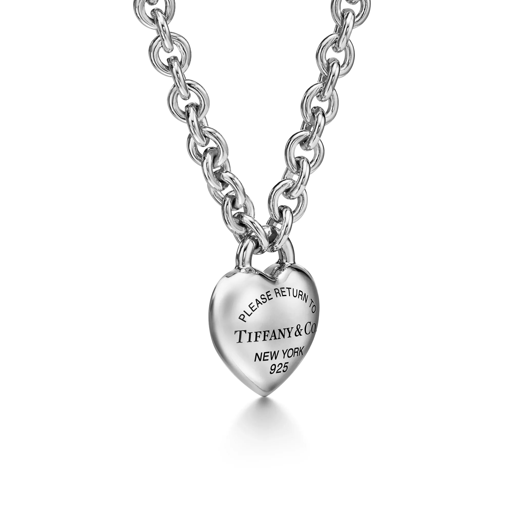 Return to Tiffany Full Heart Toggle Pendant: Sterling Silver
