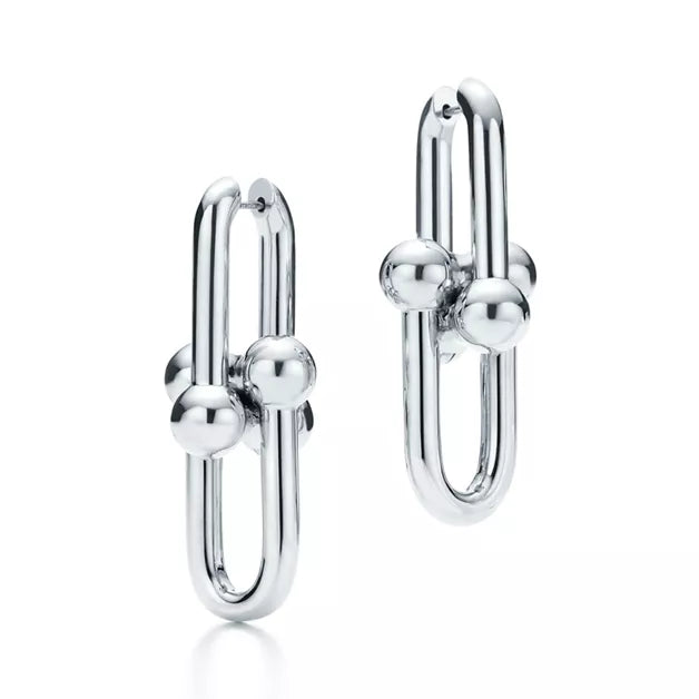 Tiffany HardWear Extra Large Link Earrings (4.6cm)