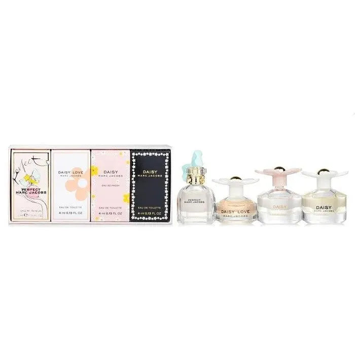 Marc Jacobs: Miniaturas-Perfect EDP 5ML+Daisy Love EDT 4ML+Daisy Eua So Fresh EDT 4ML+Daisy EDT 4ML EDP Set De Dama