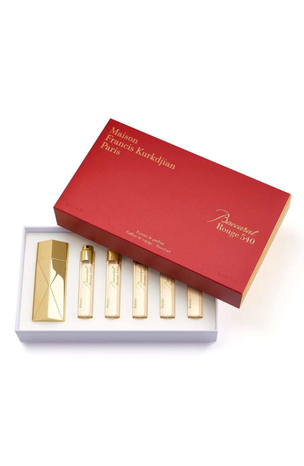 Miniaturas Baccarat Rouge 540 Travel Set 5 Piezas EDP Set Unisex  11ML