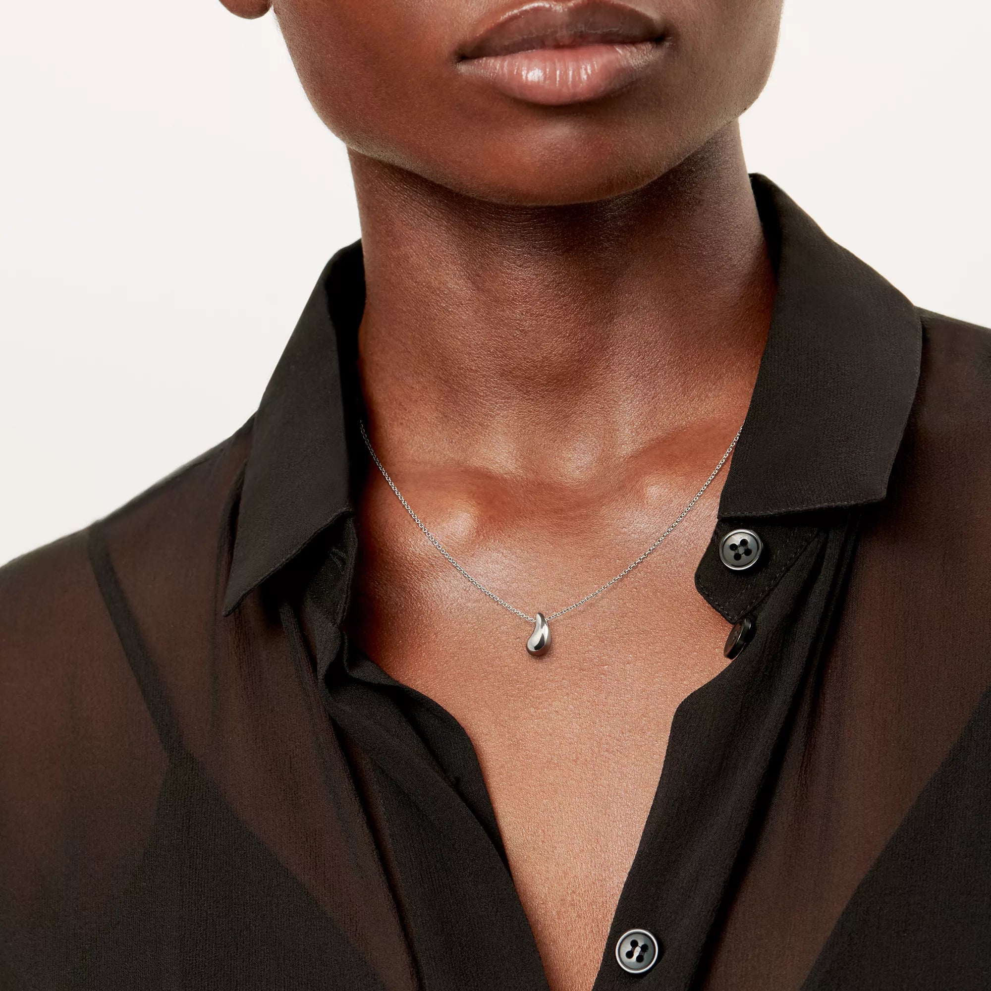 Elsa Peretti® Teardrop Pendant: Sterling Silver (12 mm)