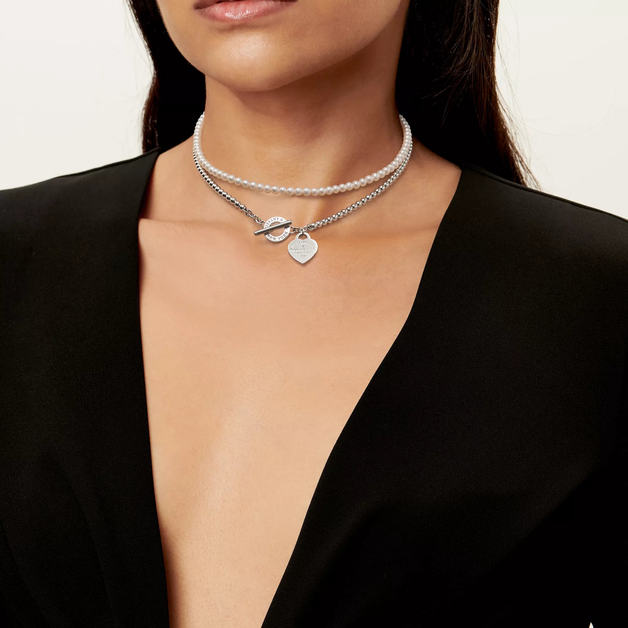 Return to Wrap Necklace with Pearls